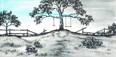 Original Fine Art Tree Paintings by Kenneth Clarke