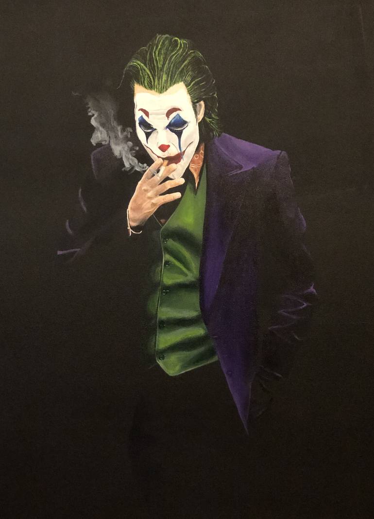 Joker - smile and put on a happy face Painting by C Quirijnen ...