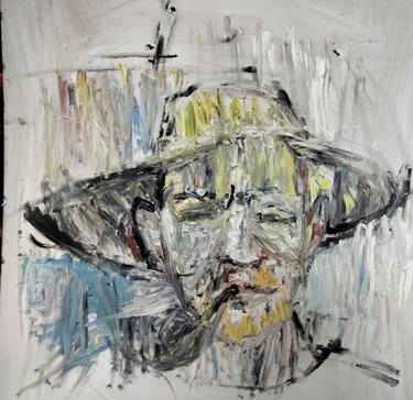 Print of Abstract Expressionism Portrait Paintings by Amit Ari