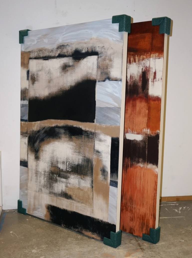 Original Abstract Expressionism Abstract Painting by Hannah Benassi