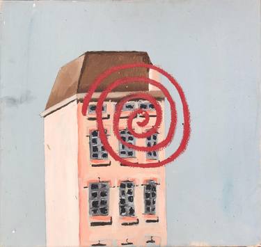 Original Expressionism Architecture Paintings by Tom Allwinton