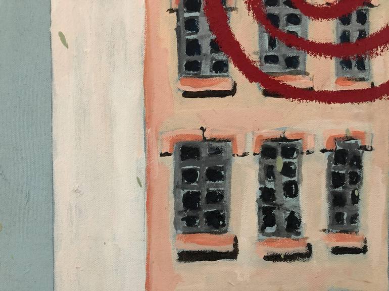 Original Expressionism Architecture Painting by Tom Allwinton