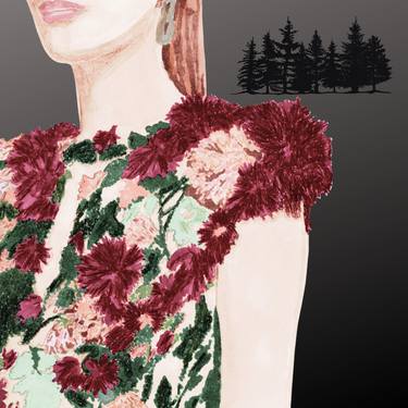 Original Fashion Drawings by Neshia Farhangi