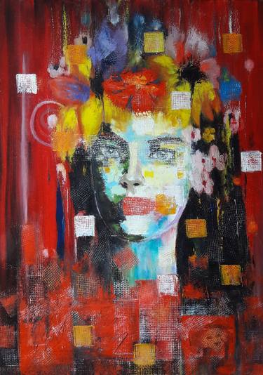Original Abstract Expressionism Abstract Paintings by Inga Kniazieva