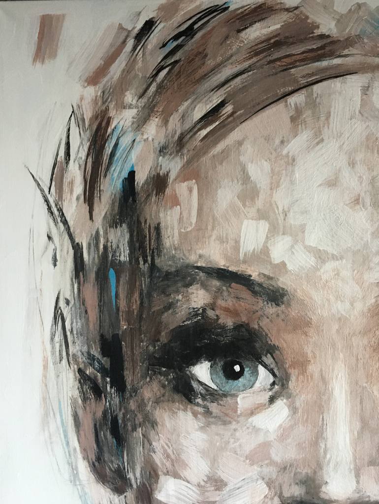 Original Figurative People Painting by Inga Kniazieva