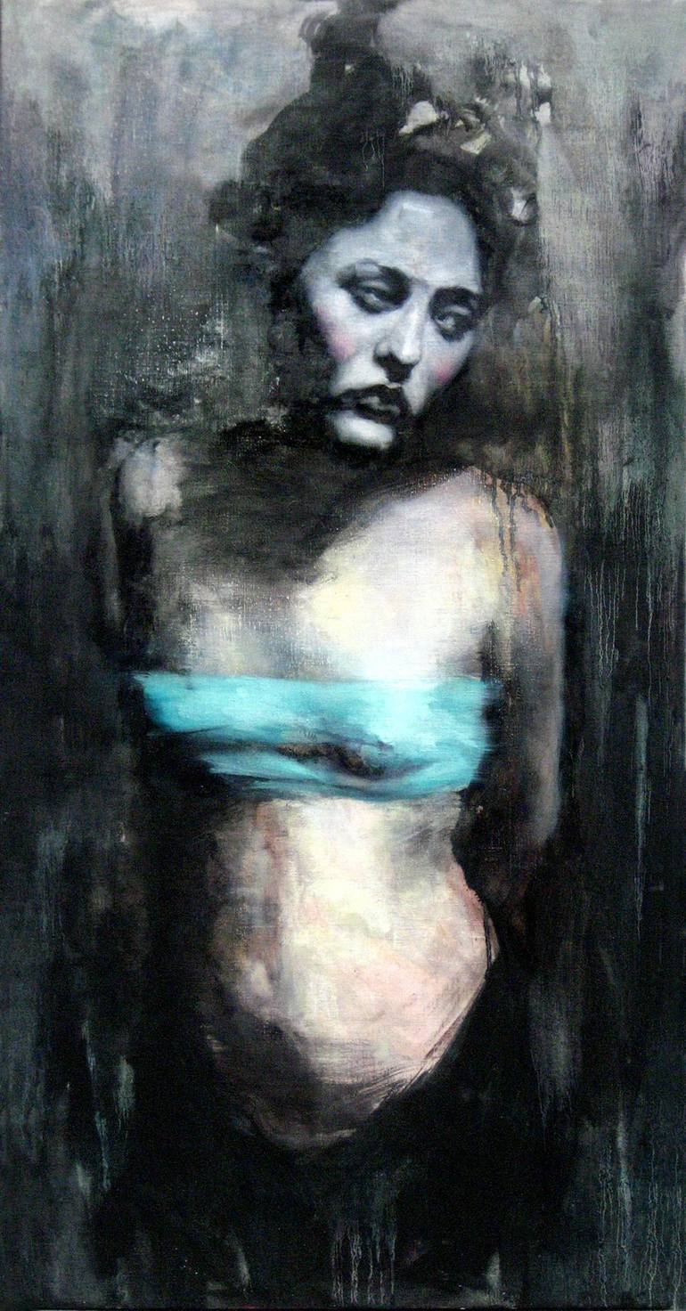 Print of Symbolism Women Paintings by Qing Dong
