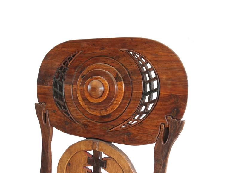 Original Folk Abstract Sculpture by Luciano Bertolotto