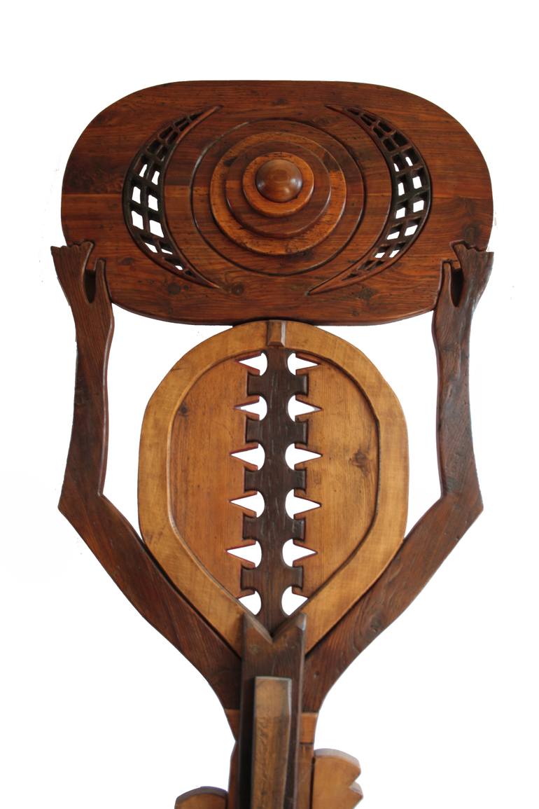 Original Folk Abstract Sculpture by Luciano Bertolotto