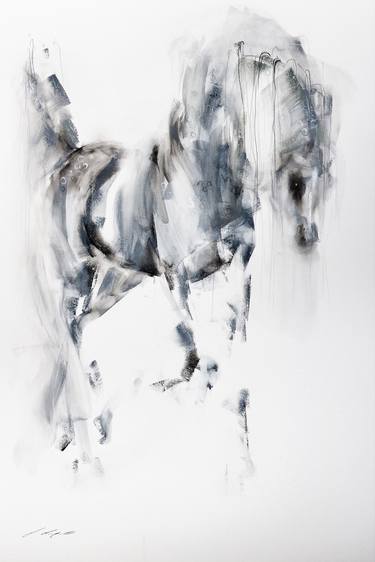 Print of Impressionism Horse Paintings by Janette Lockett