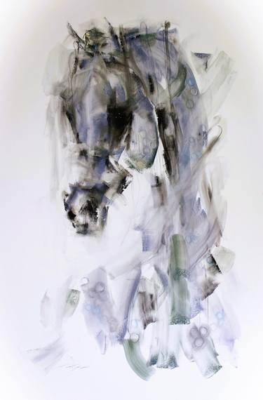 Print of Minimalism Horse Paintings by Janette Lockett