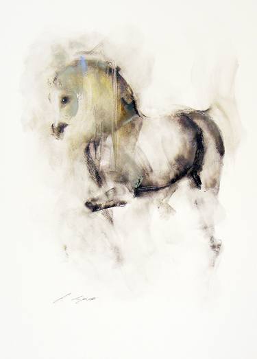 Print of Horse Paintings by Janette Lockett