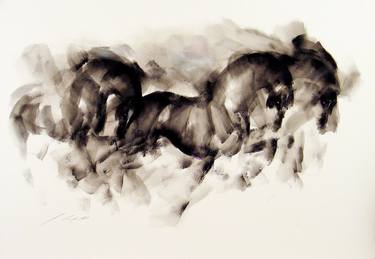 Print of Minimalism Horse Paintings by Janette Lockett