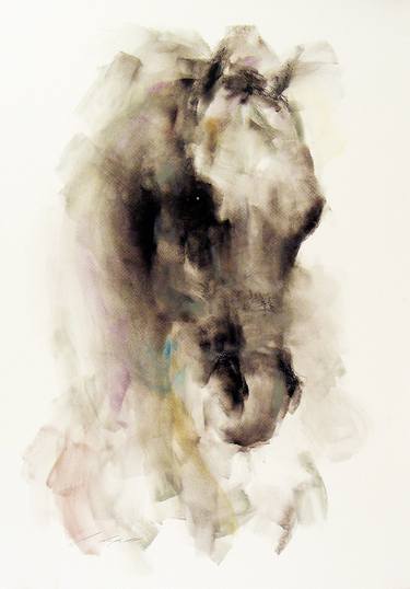 Print of Minimalism Horse Paintings by Janette Lockett