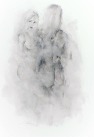 Print of Abstract Nude Paintings by Janette Lockett