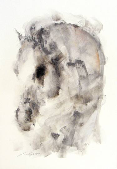 Print of Horse Paintings by Janette Lockett