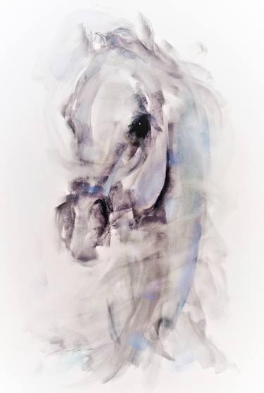 Print of Expressionism Horse Paintings by Janette Lockett