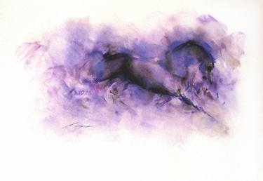 Print of Horse Paintings by Janette Lockett