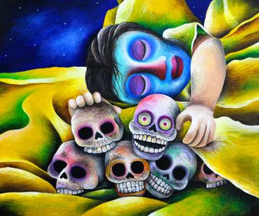 Print of Conceptual World Culture Paintings by Miriam Martinez