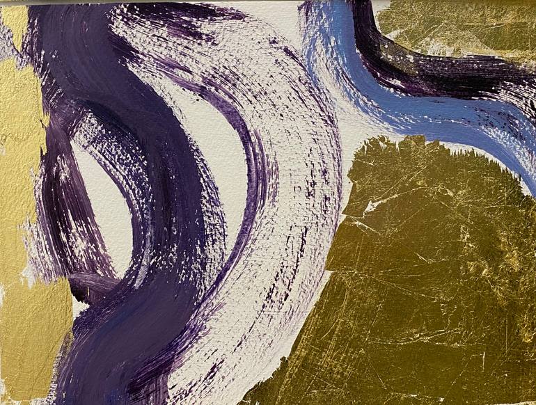 Original Abstract Expressionism Abstract Painting by Joann Amitrano