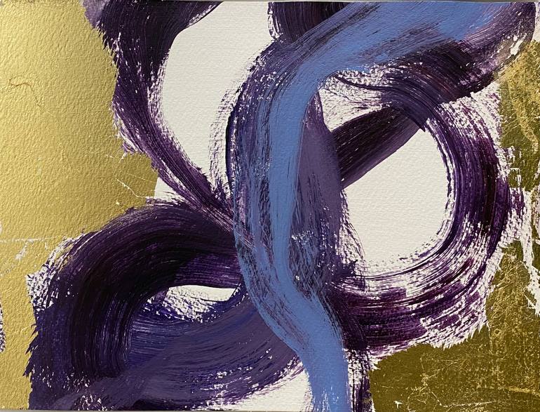 Original Abstract Expressionism Abstract Painting by Joann Amitrano