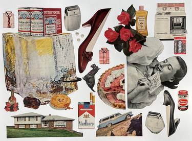 Original Conceptual Home Collage by Whitney Avra