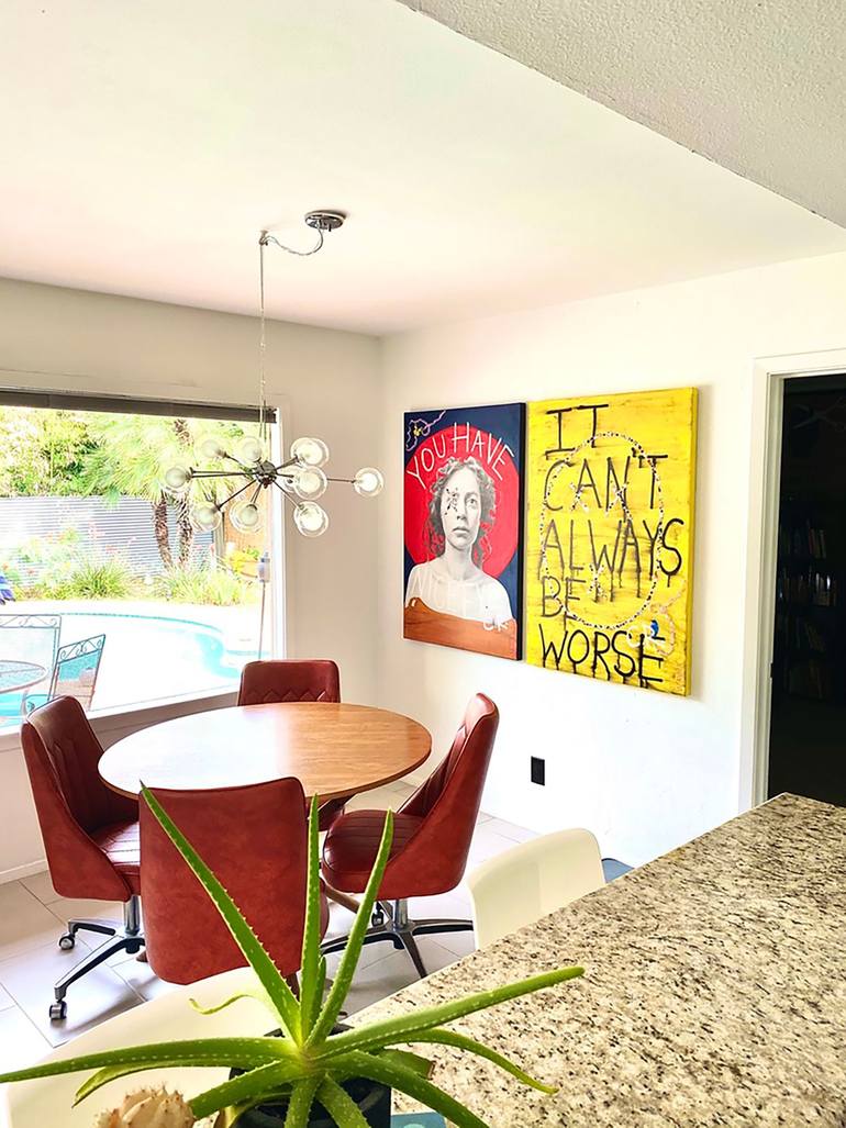 Original Conceptual People Painting by Whitney Avra