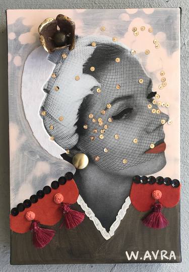 Original Conceptual Women Collage by Whitney Avra