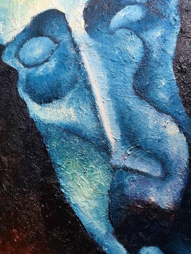 Original Expressionism Abstract Painting by Oleksandr Meleshko