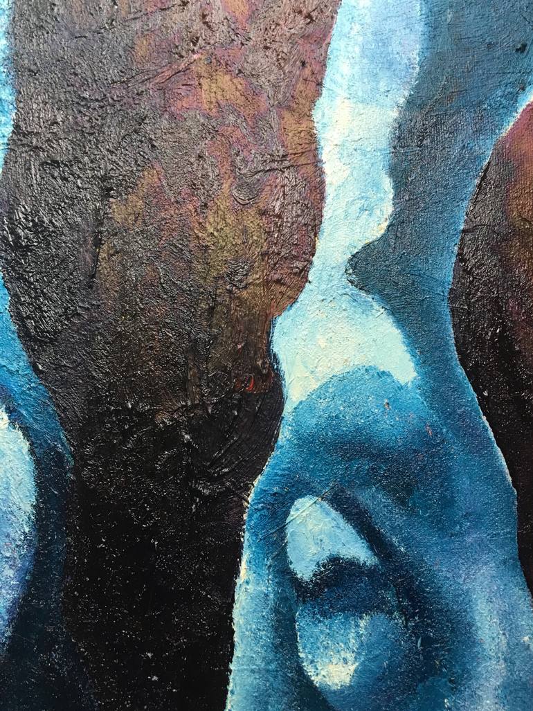 Original Expressionism Abstract Painting by Oleksandr Meleshko