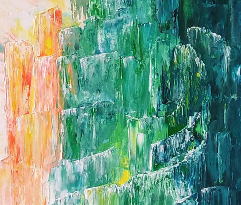 Original Abstract Painting by Leda Vysotsky
