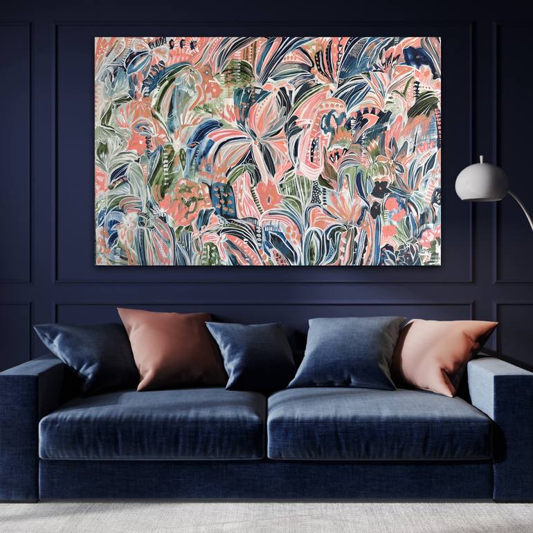 Original Abstract Expressionism Abstract Painting by Carley Bourne