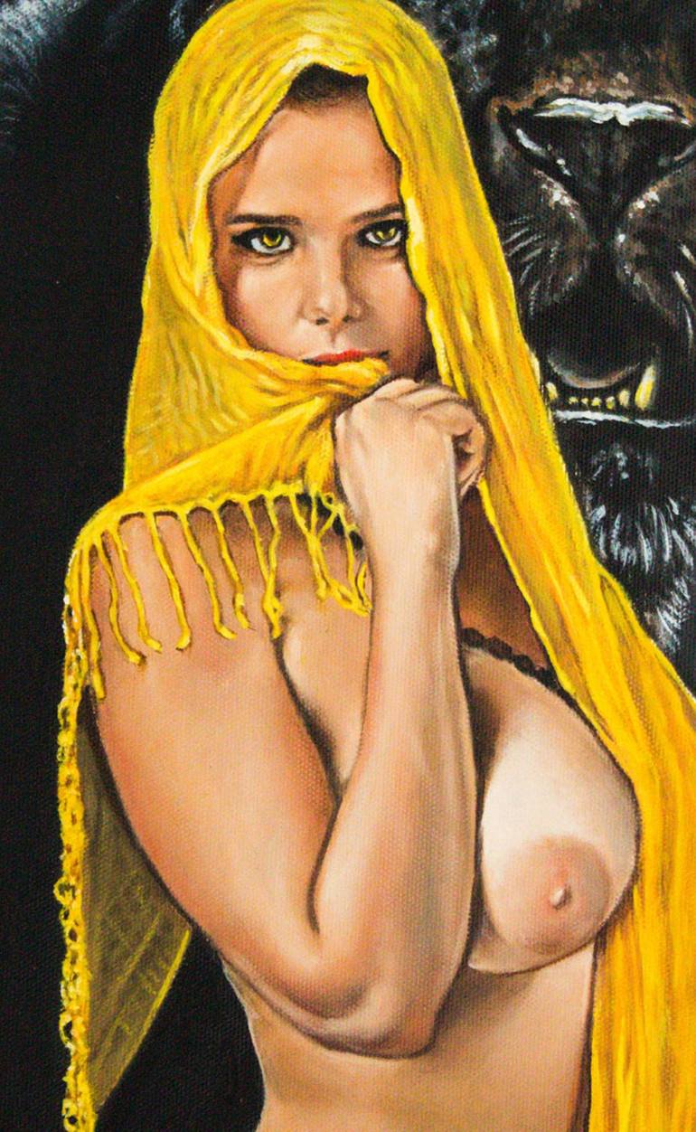 Original Nude Painting by OSAMA HAFEZ
