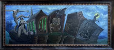 Original Surrealism Religion Paintings by Don Swartzentruber