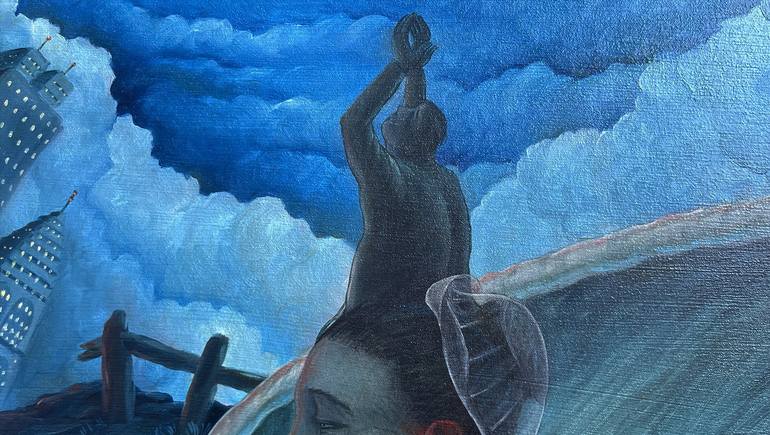 Original Contemporary Religious Painting by Don Swartzentruber
