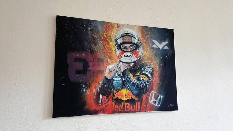 Original Conceptual Pop Culture/Celebrity Painting by Sander Vanzijl