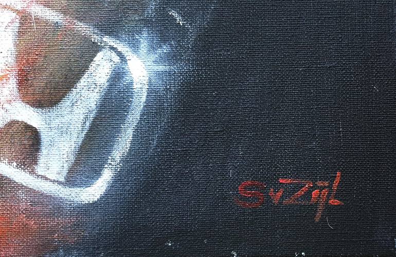 Original Conceptual Pop Culture/Celebrity Painting by Sander Vanzijl