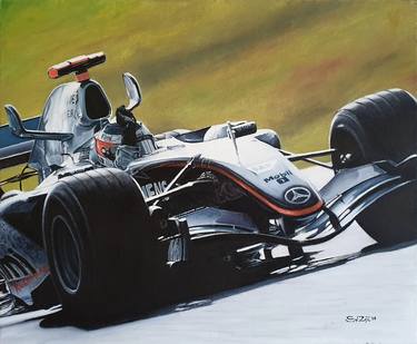 Print of Figurative Car Paintings by Sander vanZijl