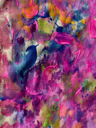 Original Abstract Garden Paintings by Marianne Howard