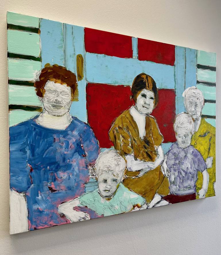 Original Documentary Family Painting by Marianne Howard