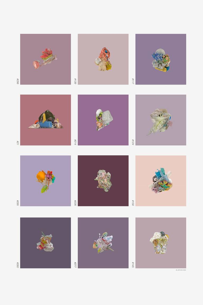 Art Poster : Uncertain Things (Phase 4)_Violet - Limited Edition of 50
