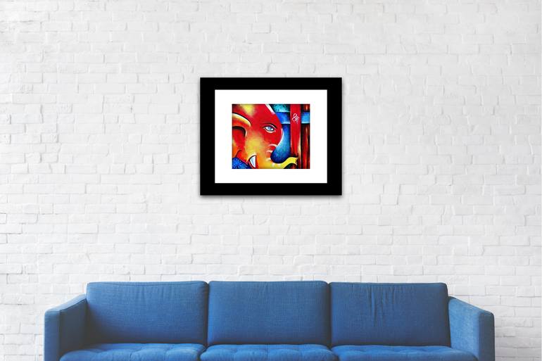 Original Abstract Expressionism Abstract Painting by Prashant Padol