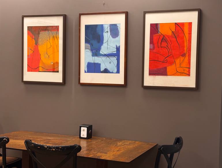 Original Abstract Expressionism Abstract Drawing by Daria Most