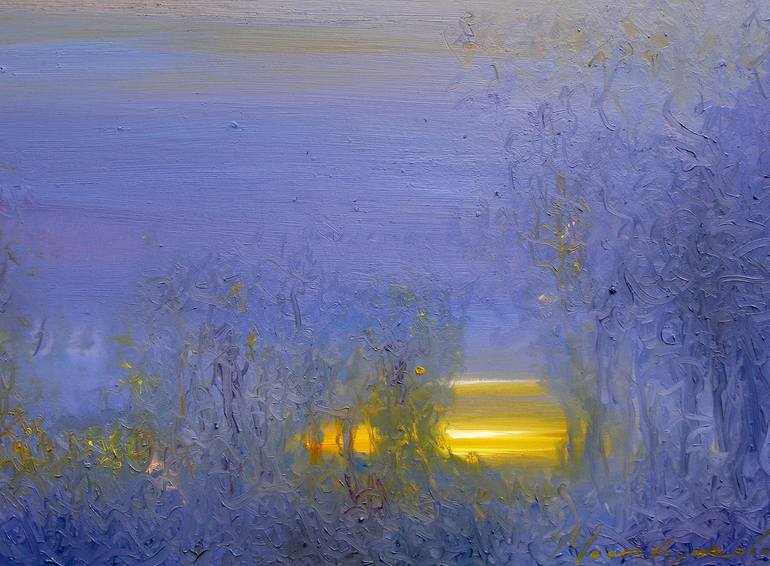 Original Expressionism Landscape Painting by Daria Most