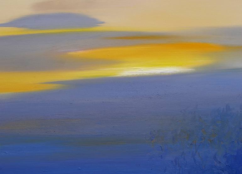 Original Expressionism Landscape Painting by Daria Most