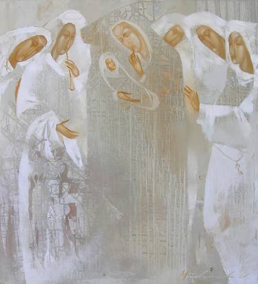 Original Figurative Religious Paintings by Daria Mostovshchykova