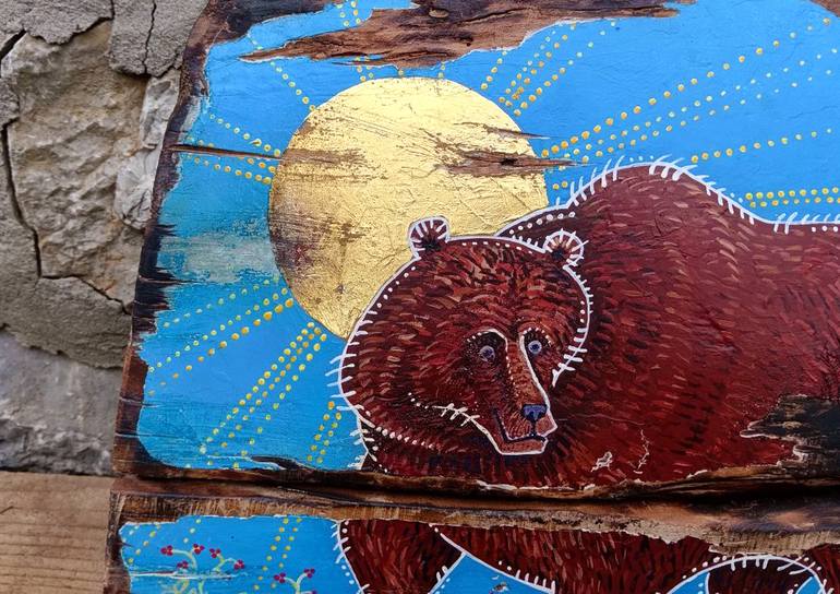 Original Conceptual Animal Painting by Sviatlana Vetrava