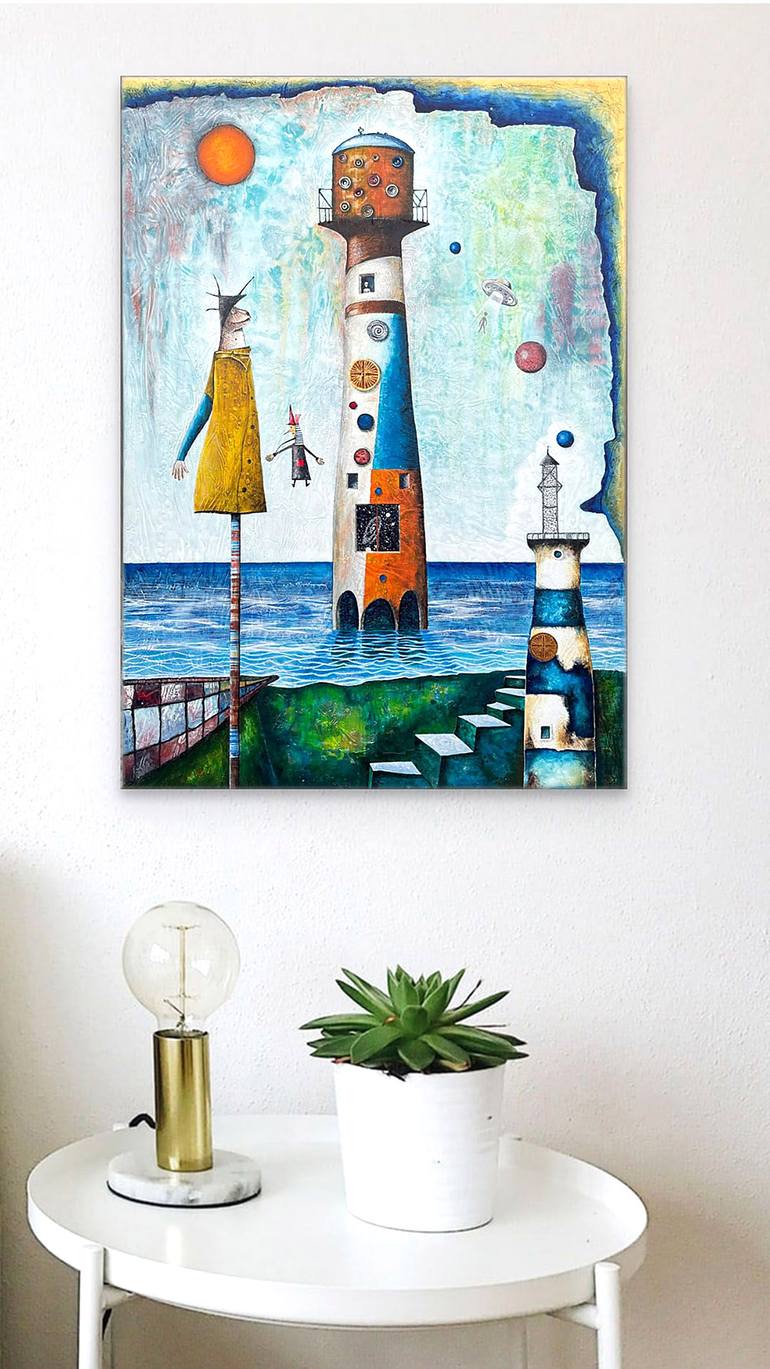 Original Contemporary Abstract Painting by Norman Clark