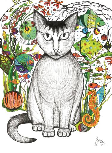 Print of Illustration Animal Drawings by Ema Ribeiro