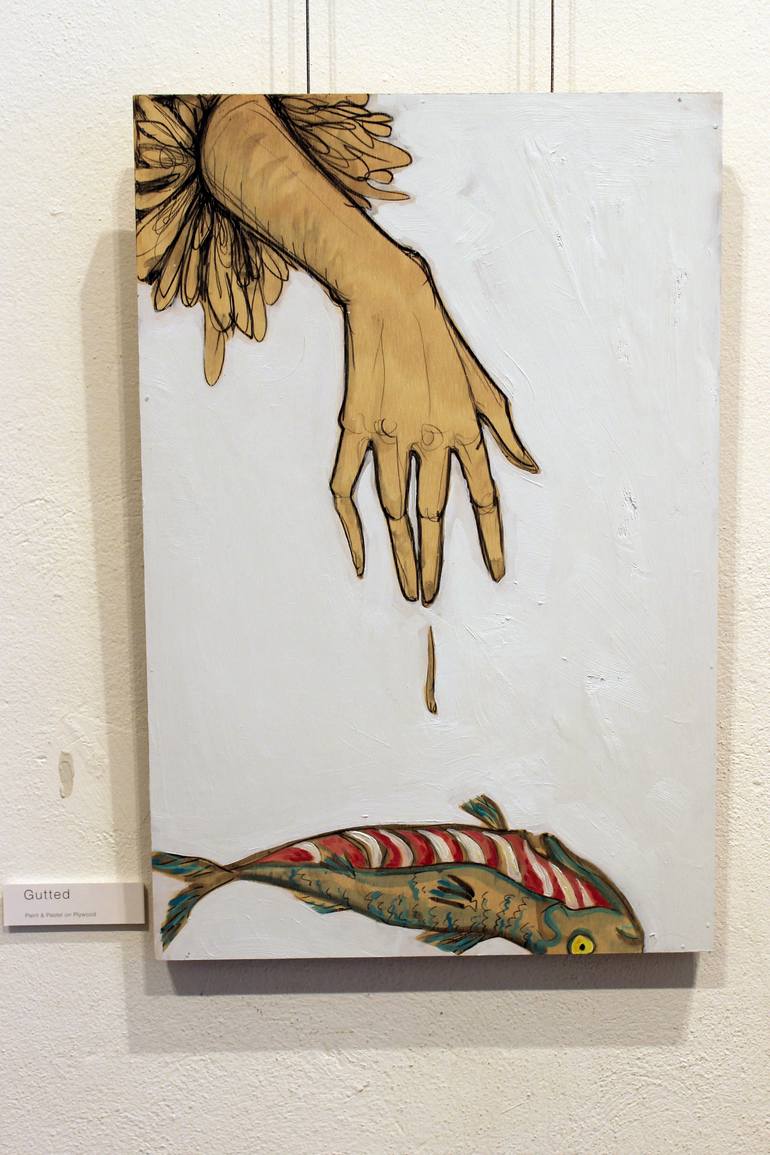 Original Conceptual Women Painting by Berri Blue