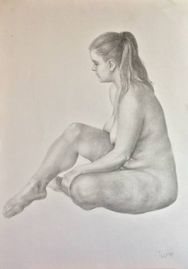 Original Figurative Body Drawings by Illy Franklin